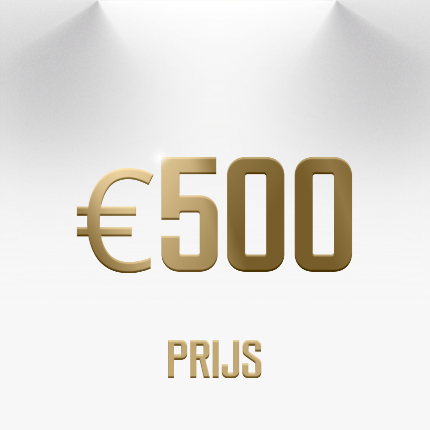 Geldprijs €500